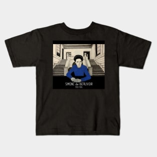 Portrait of Simone de Beauvoir Kids T-Shirt